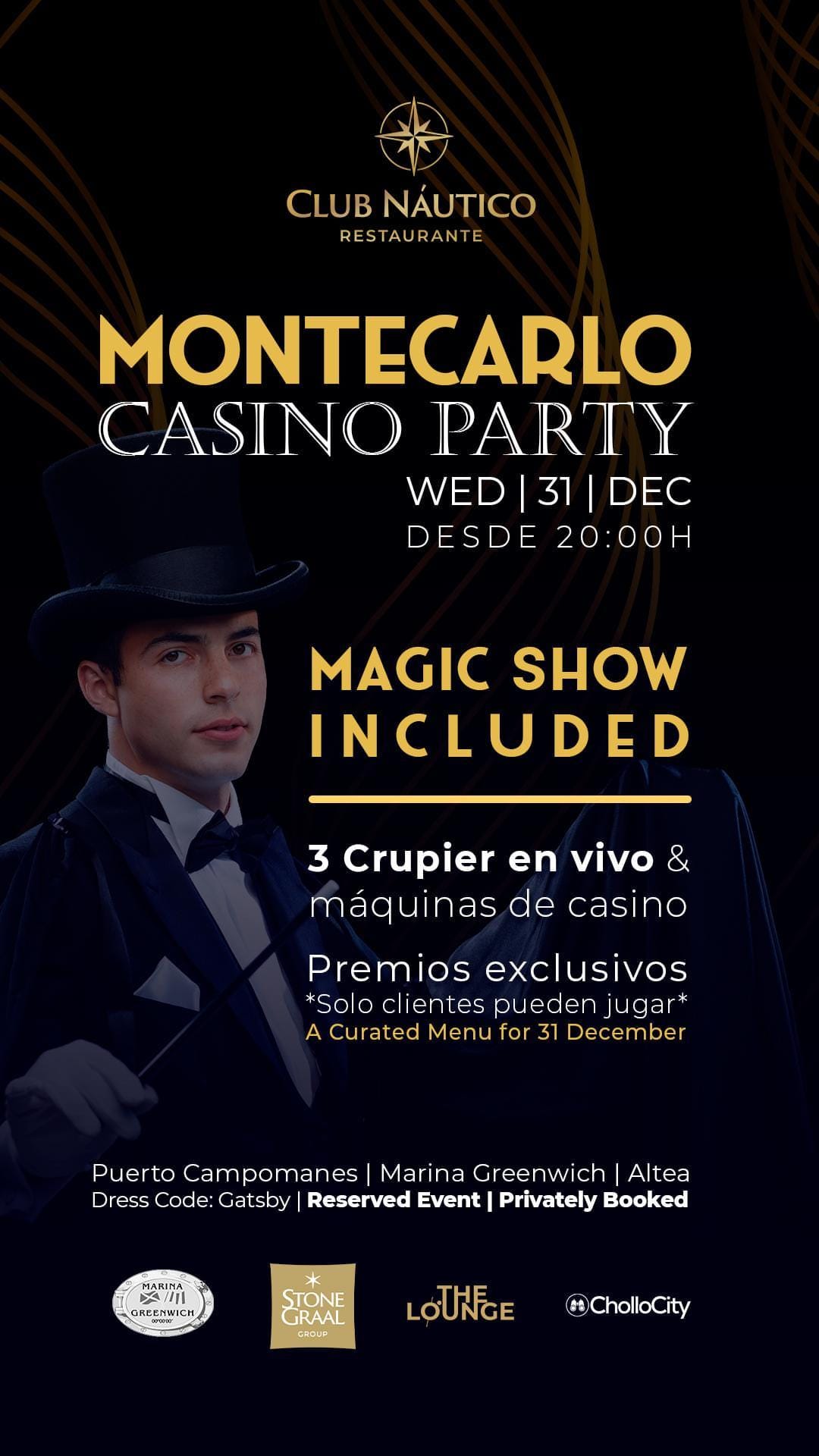 Monte-Carlo Casino Party - Altea Turismo